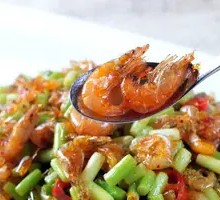 Stir-fried River Shrimp