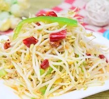 Spicy and Sour Mung Bean Sprouts