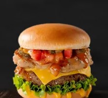 Double Chicken Burger