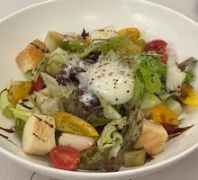 Vegetable Onsen Egg Salad