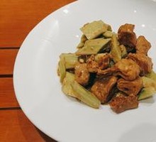 Cucumber with Fried Dough Sticks