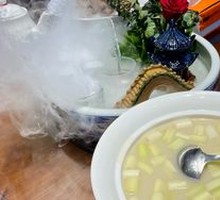 Milk Soup with Lotus Stem