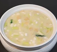 Milk Soup with Lotus Stem