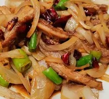 Spicy Stir-fried Beef Tripe