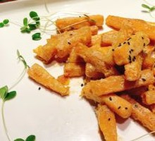 Egg Yolk Baked Pumpkin