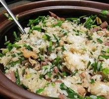 Sea Cucumber Rice Toss