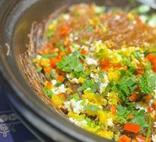 Crab Roe Dry-Loaded Vermicelli Pot