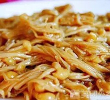 Spicy Enoki Mushrooms