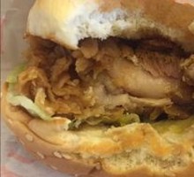 Crispy Chicken Leg Burger