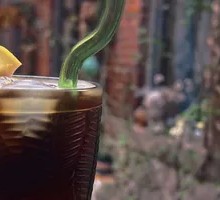 Lime Sparkling Iced Americano