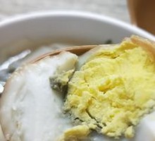 Single Pancake with Boiled Egg