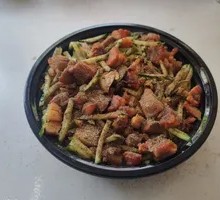 Ground Black Pepper Grilled Meat Rice Bowl