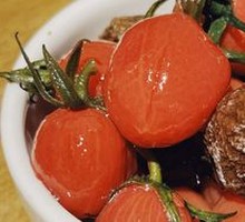 Plum-Brined Cherry Tomatoes