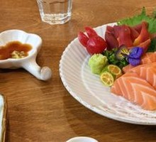 Thick Sashimi of Salmon
