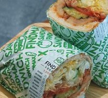 藤椒腿排三明治