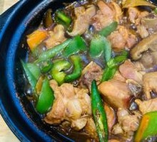 Small Portion Braised Chicken with Mushrooms