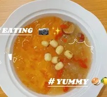 Tremella, Peach Gum, and Lotus Seed Soup