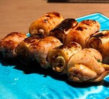 Chicken and Green Onion Skewers