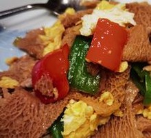 Bamboo Tripe Stir-fried with Free-range Eggs