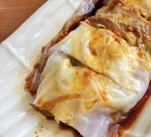 Pork and Egg Rice Noodle Roll