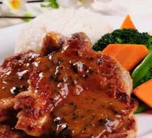 Black Pepper Pork Cutlet Rice