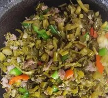 Pickled Mustard Greens with Minced Pork