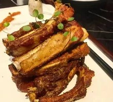 Hand-grabbed Pork Chop