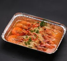 Aluminum Foil Fresh Shrimp Noodles