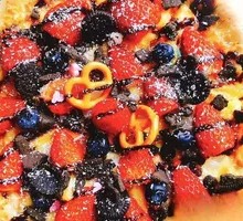 巧克力草莓披萨