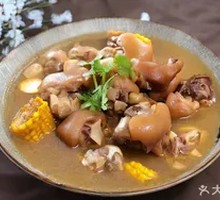 Pig Trotter and Chicken Stew