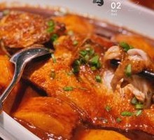 Ningbo-style Braised Yellow Croaker with Rice Cake