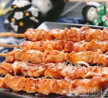 Fried Bone Meat Skewers