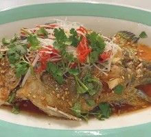 Oil-Poured Mandarin Fish