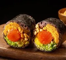 Oil-Sauteed Salted Egg Yolk Rice Ball