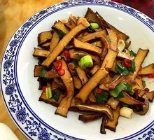 Fried Tofu with Pork Belly