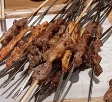 Beef and Fat Skewers