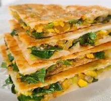 Leek and Egg Pancake