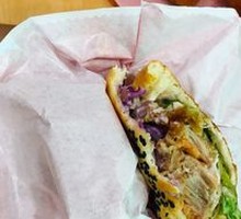 Spicy Chicken Leg Chinese Burger