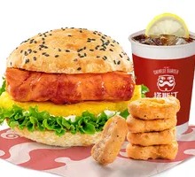 Grilled Pineapple Burger Platter