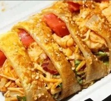 双皮双蛋烤冷面