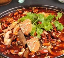 Spicy Blood Duck Hot Pot