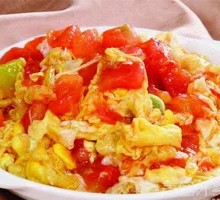 Scrambled Eggs with Tomatoes