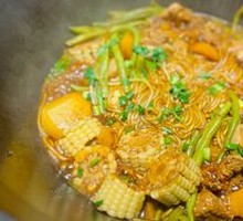 Pork Rib and Green Bean Pot