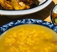 Corn grits porridge