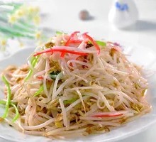 Spicy and Sour Mung Bean Sprouts