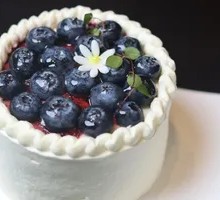 Blueberry Cream Cake