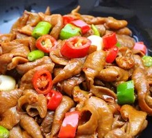 Spicy Pork Intestines Stir-fry