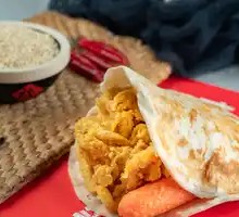 Crispy Chicken Pancake with Ham