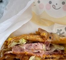 Bacon and Luncheon Meat Pancake