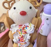 Deer Ice Cream Egg Cake